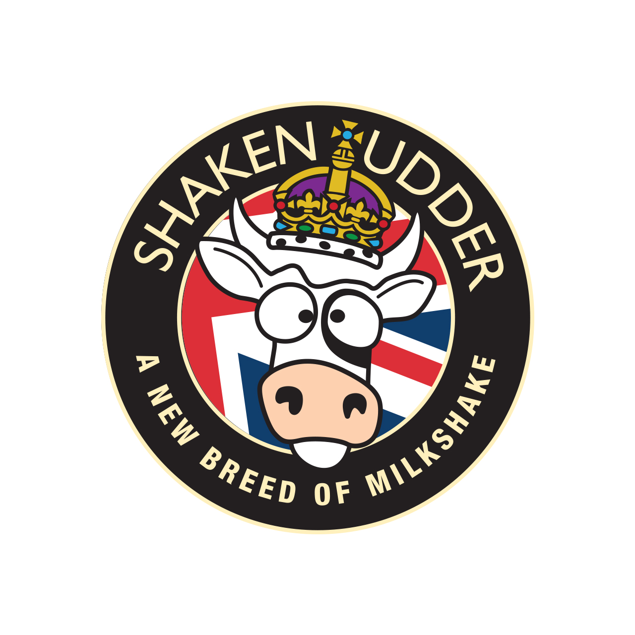 Shaken Udder Jubilee logo